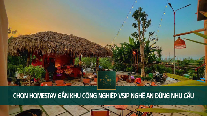 đặt homestay gần khu c&ocirc;ng nghiệp VSIP Nghệ An an to&agrave;n