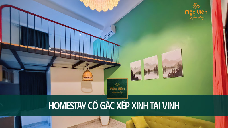 homestay c&oacute; g&aacute;c x&eacute;p xinh tại Vinh