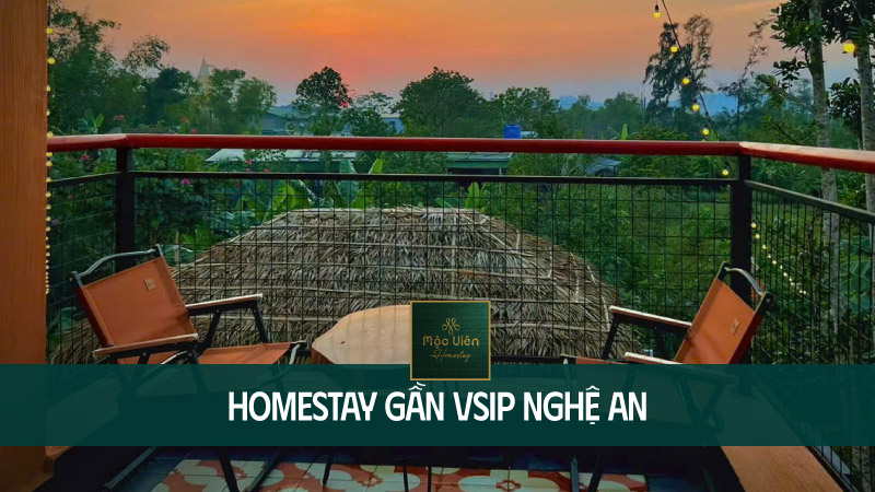 Homestay gần Vsip Nghệ An