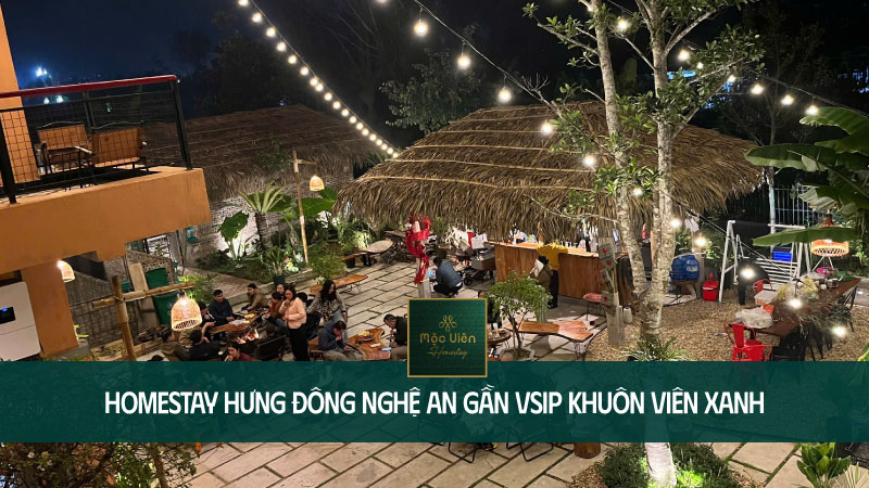 homestay Hưng Đông Nghệ An gần VSIP khuôn viên xanh