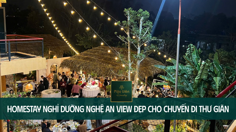 homestay nghỉ dưỡng Nghệ An view đẹp cho chuyến đi thư gi&atilde;n