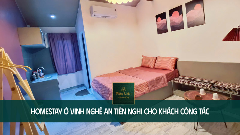 homestay ở Vinh Nghệ An tiện nghi cho kh&aacute;ch c&ocirc;ng t&aacute;
