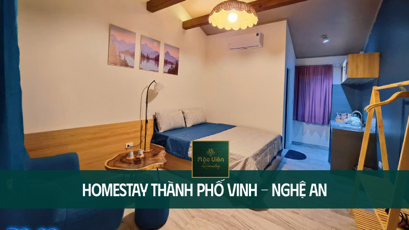 homestay thành phố vinh tiện nghi riêng tư