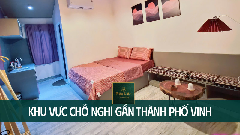 khu vực chỗ nghỉ gần th&agrave;nh phố vinh
