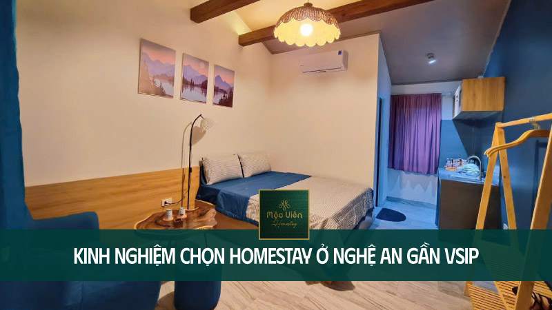 kinh nghiệm chọn homestay ở nghệ an cho chuyên gia gần VSIP