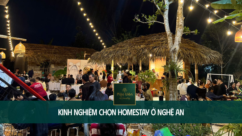 kinh nghiệm chọn homestay ở nghệ an mộc vi&ecirc;n