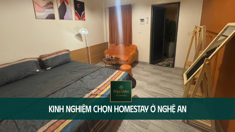 kinh nghiệm chọn homestay ở nghệ an